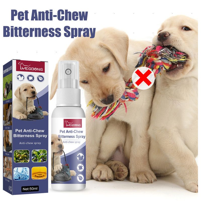 Yegbong Pet Bitter Flavor Anti-Gnawing Spray to Repel Dogs Chewable Tables, Chairs and Legs Scratching Sofa Spray