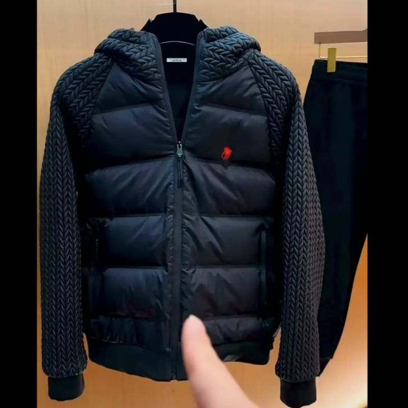 Down Jacket 2025 Autumn and Winter Men's New Style Patchwork Coat Versatile High-End Light Luxury Quality Men's Outerwear Down Jacket 2025 Autumn and Winter Men's New Style Patchwork Coat Versatile High-End Light Luxury Quality Men's Outerwear