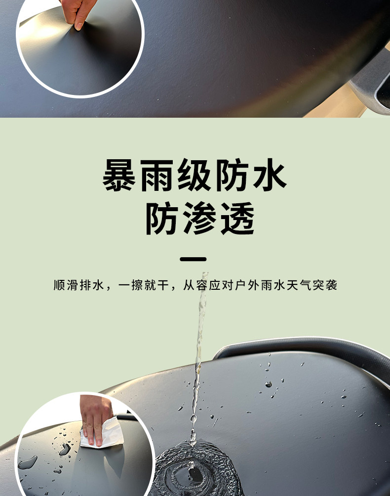 Electric Motorcycle Seat Cushion Cover Waterproof Sun Protection Leather Seat Cover Battery Car Scooter Universal Protective Seat Cover