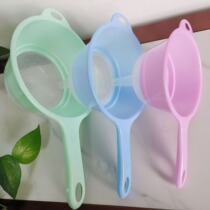 New Pint Mesh Drain With Funnel Kitchen Drain Leaking Spoon Home Creative Naughty Rice Filter Plastic