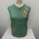 ບ້ານມອມພາກຮຽນ spring ແລະດູໃບໄມ້ລົ່ນຮູບແບບໃຫມ່ Round Neck Embroidered Sweater Grandma ຂະຫນາດໃຫຍ່ຂະຫນາດຕາເວັນຕົກແບບແມ່ໃນກົດຫມາຍ Wool Sweater Cardigan Jacket ແມ່ຍິງ