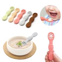 1PCS Lovely Baby Learning Spoons Utensils Set Adorable Toddl