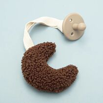 Baby Pacifier Clip Sherpa Star Moon Infant Newborn Pacifier
