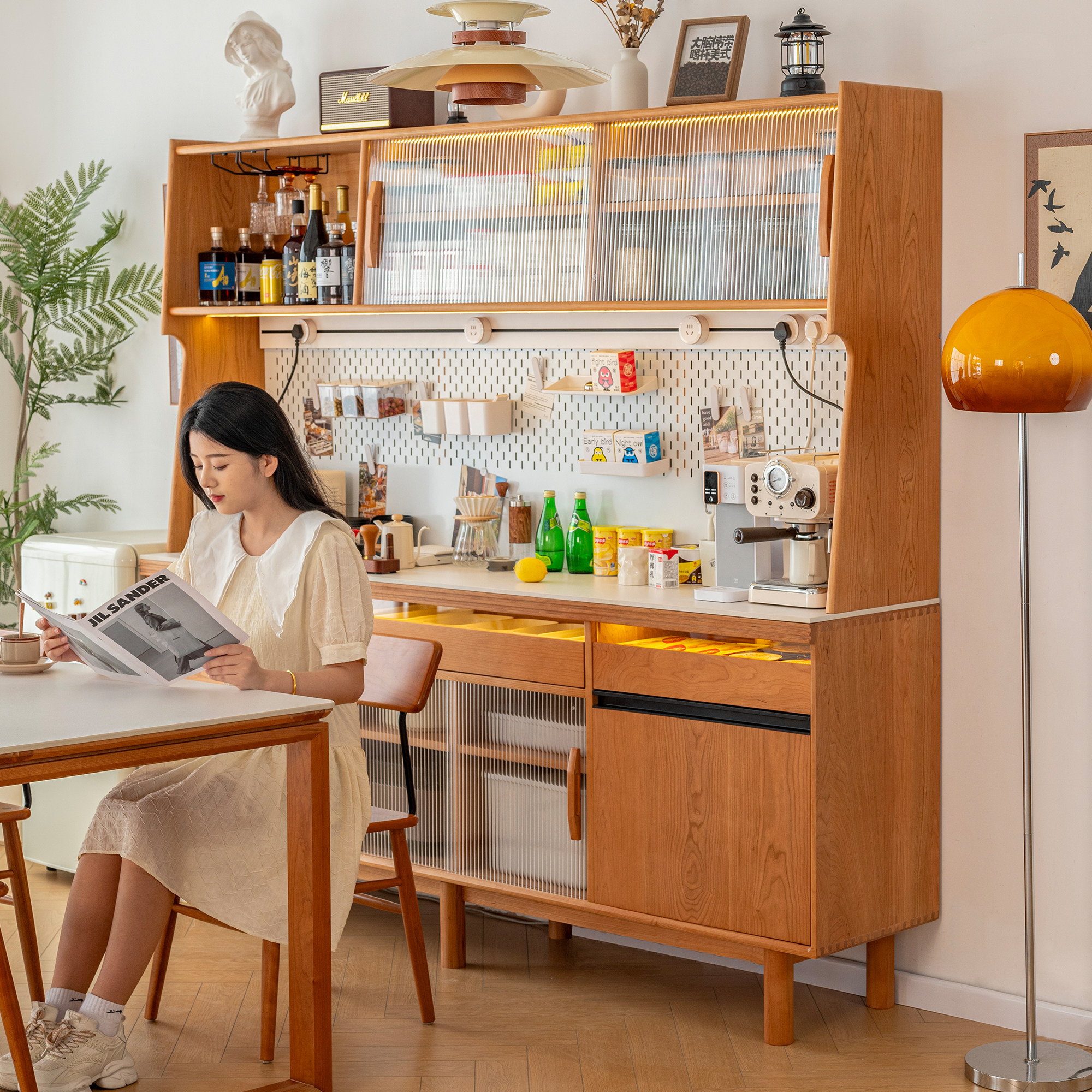 A closer look at Scandinavian Apartments With High-End Storage Solutions