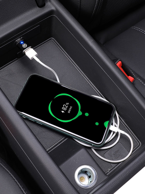 Car USB Charging Converter Suitable for Volkswagen Magotan 23 Models, Tanyue, Lavida, Bora, Type-C Interface Adapter, Data Cable, Sagitar, Mobile Phone Carplay Screen Mirroring, Connecting USB Flash Drive 3.0