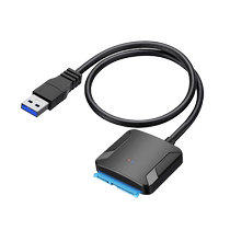 sata转usb3 0硬盘数据转接线易驱线外置接口2 5 3 5英寸台式机笔记本电脑连接光驱机械SSD固态硬盘读取器