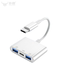 Three-In-One Adapter Cable USB Flash Drive Adapter Otg Adapter Cable Typec to Usb3.0 Suitable for Android and Apple 15 Mobile Phones USB Flash Drive Otg Data Cable Suitable for Car Adapter Mobile Phone Tablet Computer