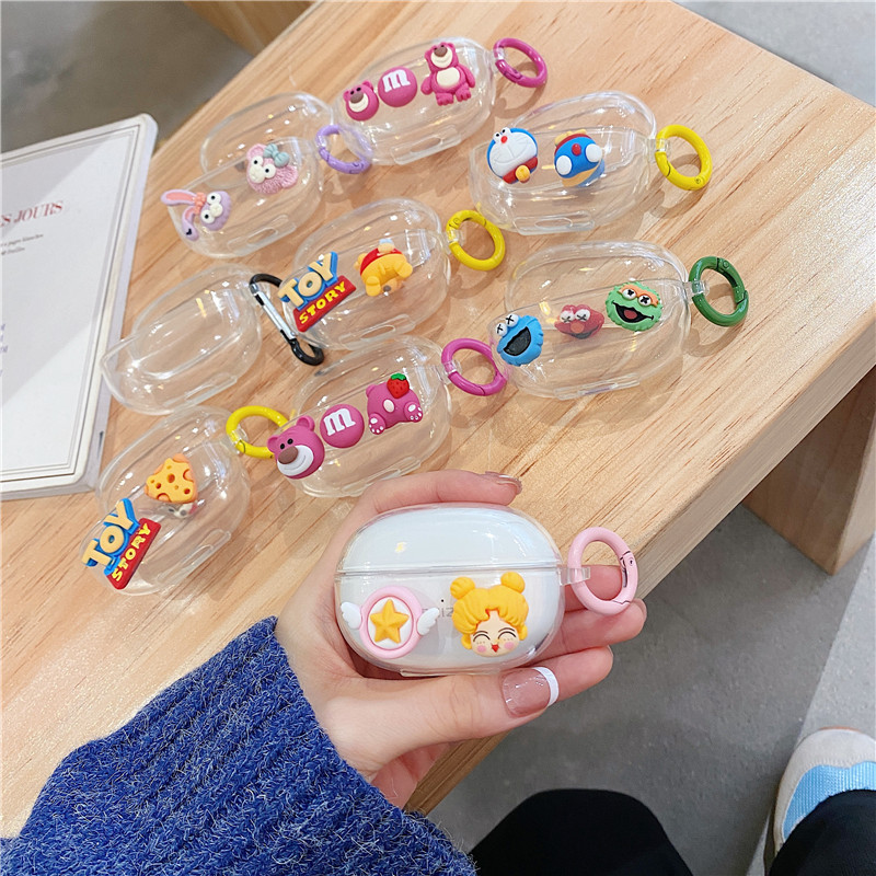 Transparent Case Suitable for Qcy Arcbuds Lite Earphones, Arcbudslite Bluetooth Protective Soft Case, Handmade Transparent Simple Anti-Drop Case, Cute Couple Case, Personalized Full-Cover Anti-Scratch