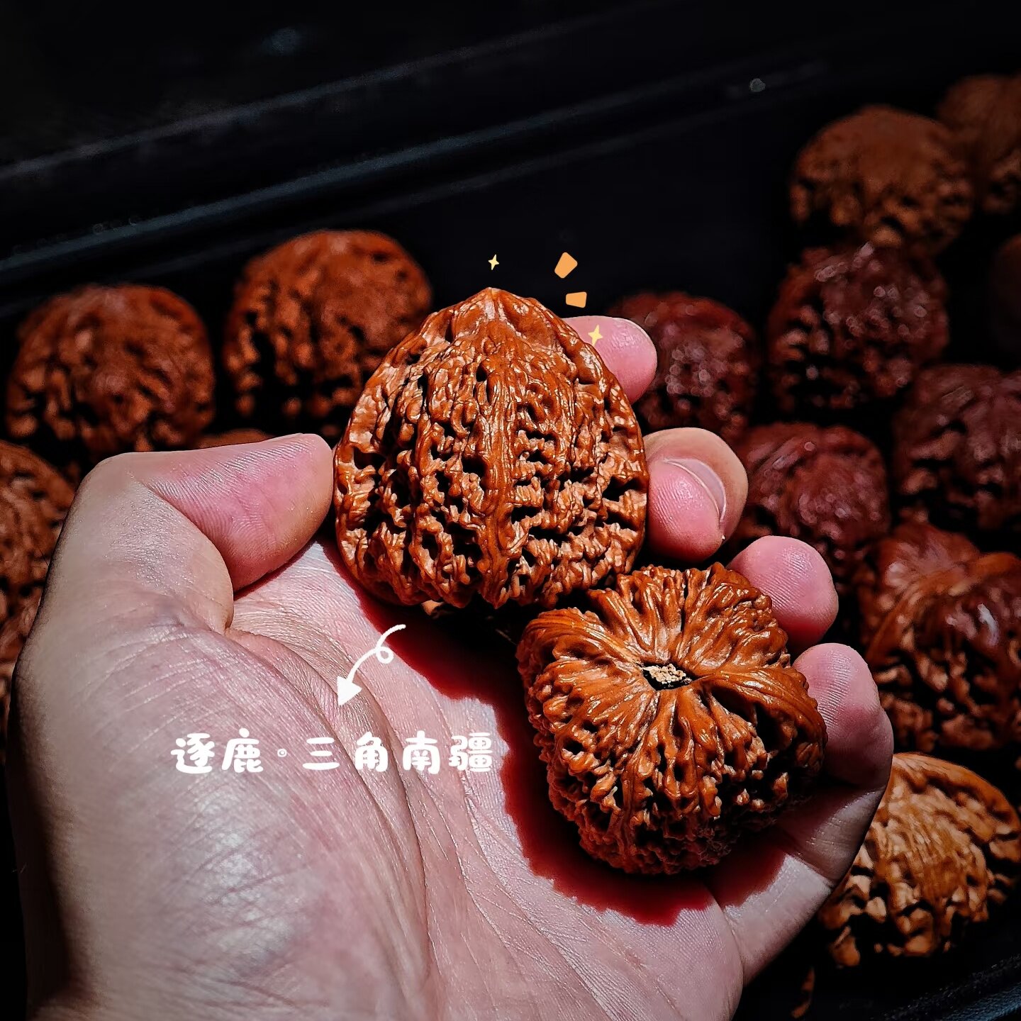 💎文玩新宠🔥赵喜满南疆石：精致纹理，独特质感，不容错过！-小众木作