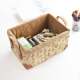 Thickened American Straw Storage Box, Living Room Miscellaneous Basket Box, Rattan Storage Box, Wardrobe Storage Basket, Woven Storage Box