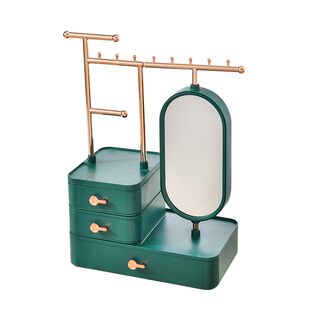Desktop Cosmetics Storage Box, High-End, Exquisite, Multi-Functional, Light Luxury Dressing Table, Skin Care Products, Lipstick and Jewelry Storage Rack