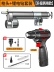 Dulan Điện Súng Bắn Mỡ Sạc 24V Mới Tự Động Cờ Lê Điện Máy Khoan Điện Đổi Máy Đào Bơ Hiện Vật Súng bơm mỡ bò bằng hơi Súng Bơm Mỡ