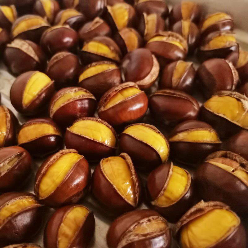 Opening Stir-fried Chestnut Sugar Fried Chestnuts Fried Cooked Plate Chestnut Kernel Ready-to-eat Chestnut Sweet Glutinous Xinyang Oil Chestnut Now Fried Ganchestnut Snacks-Taobao