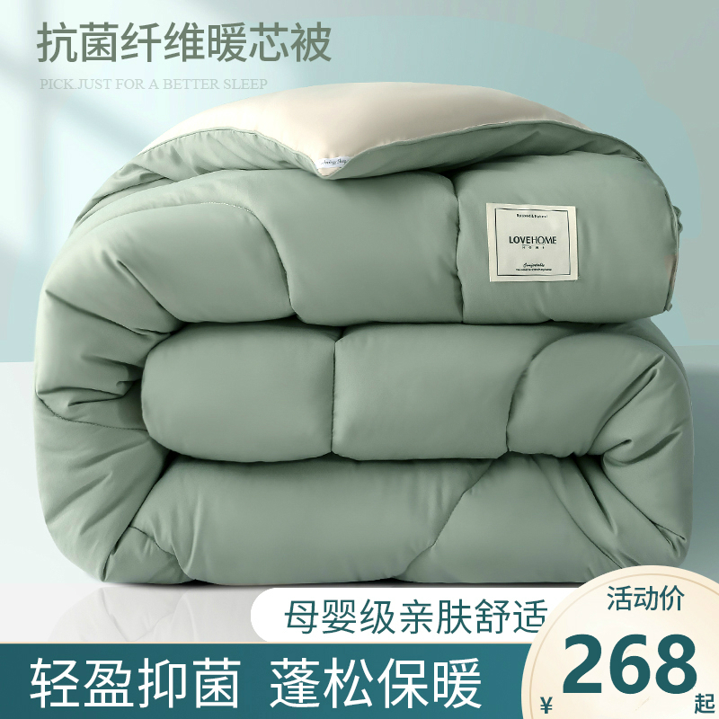 Quilt winter quilt spring and autumn quilt single dormitory winter thick warm quilt core cotton quilt air conditioner quilt winter silk quilt