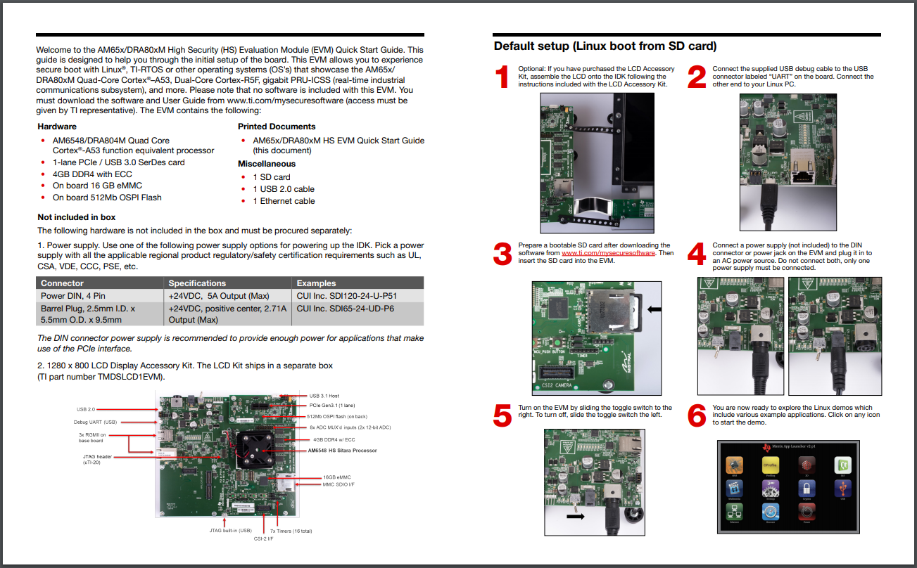現貨]TMDX654HSEVM Sitara AM65x 四核高安全性(HS) 評估模塊(EVM)♥ | 露天市集| 全台最大的網路購物市集