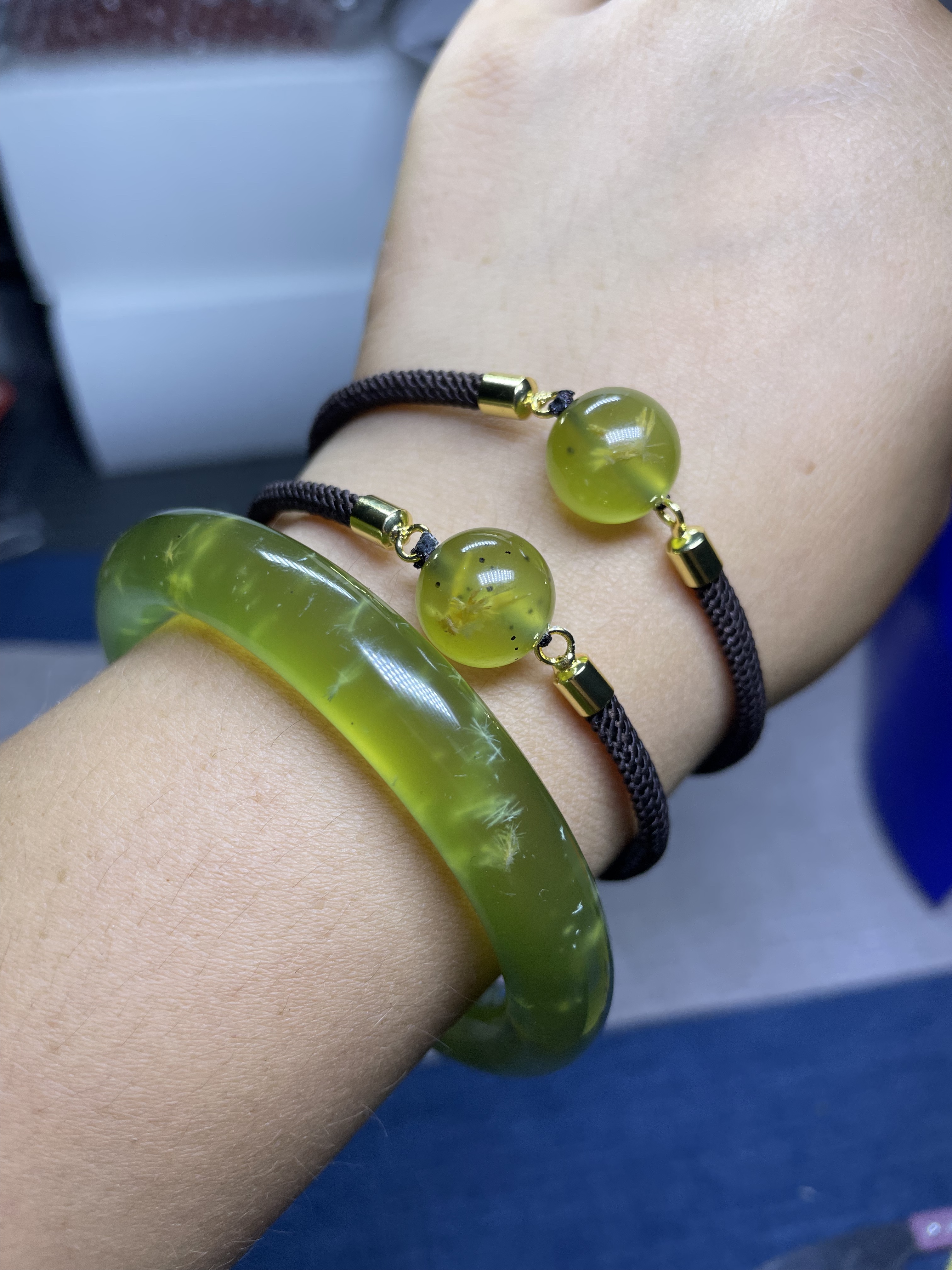 Xiuyu Bracelet Liaoning Xiuyan Jade Bracelet Natural Bracelet Leak-proof Private Shooting in Live Broadcasting Room - Taobao