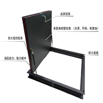 Integrated pipe gallery fireproof cover intelligent hydraulic opening lightweight pattern carbon steel double-layer underground pipe gallery fireproof manhole cover