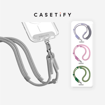 Casetify rope woven mobile phone strap set cold gray/soft mist purple/miluo purple/video green suitable for the full range of iphone mobile phone accessories strap lanyard Casetify rope woven mobile phone strap set cold gray/soft mist purple/miluo purple/video green suitable for the full range of iphone mobile phone accessories strap lanyard