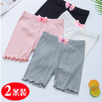 Girls safety pants summer anti-lighting underwear dance little girl black bottoming shorts thin section childrens insurance pants