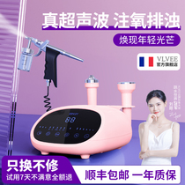 French VLVEE ultrasonic beauty instrument facial massager export import hydration rejuvenation oxygenation instrument home