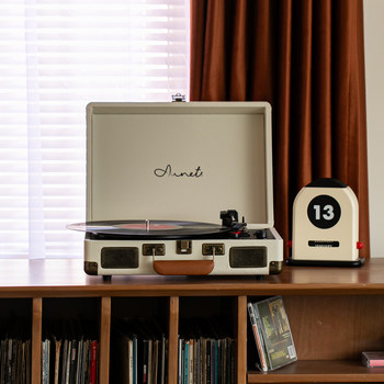 German Berlin Sound Vinyl Record Player Aunets Retro Phonograph Audio Bluetooth Speaker Record Player Vinyl