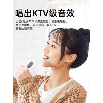 German Berlin Sound 2025 New Model Karaoke Headphones, Dedicated for Singing on Ktv, with Built-In Sound Card, Wired Professional