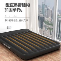 Afternoon Hugh inflatable bed Double home Outdoor portable built-in with pillow Air cushion mattress Single sloth with increased thickening