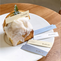 烘焙标签插牌甜品店装饰logo小卡片设计插件印刷生日蛋糕插卡定制