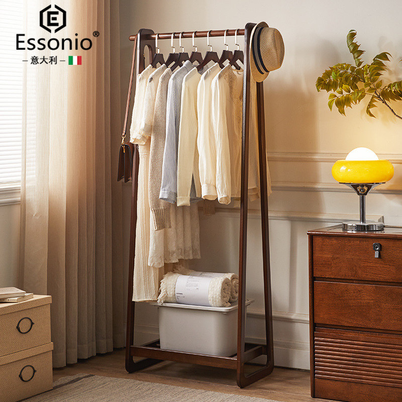 🌟家居美学新宠!Essonio 意大利实木衣架,让卧室焕然一新🏠👗-衣帽架-淘宝好物网