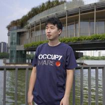 Elon Musk Occupy Mars Occupy Mars short-sleeved T-shirt for men SpaceX