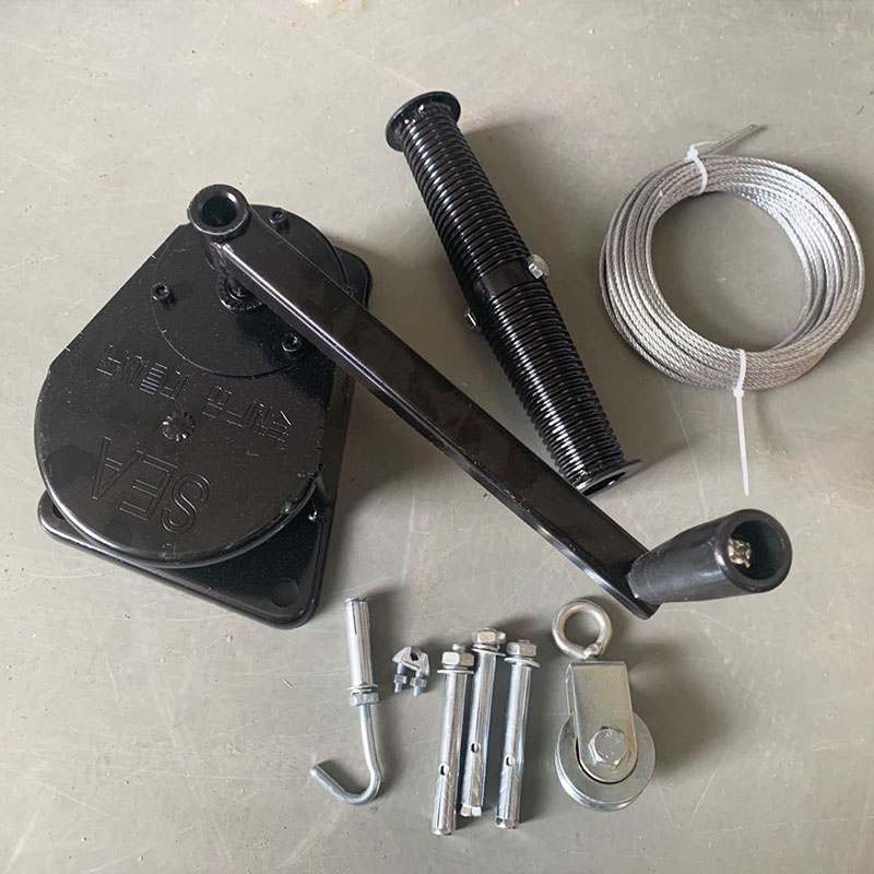 Optimal animal husbandry cast iron hand rolling machine pig farm lift farm canvas shake hand complete sales