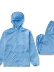 Quần áo bảo hộ lao động chống bụi quần áo chống tĩnh điện có mũ trùm đầu toàn thân quần áo phòng sạch chống tĩnh điện