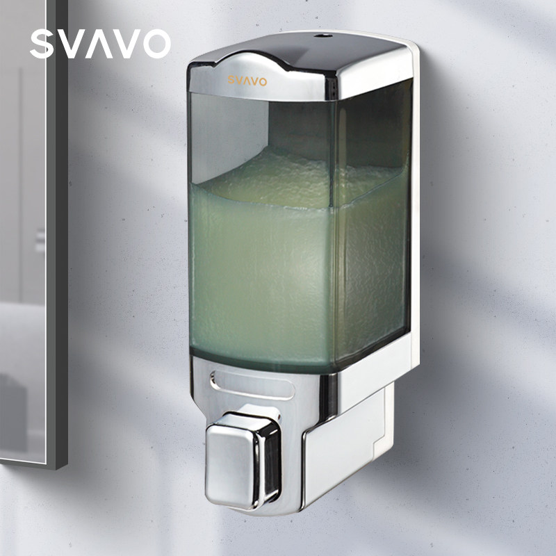 Rewo's new soap dispenser wall-mounted punch-free hotel hand sanitizer box makeup room shampoo kitchen detergent