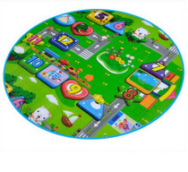 Kids Princess tent wan ju dian baby thickened moistureproof Mat 1 meters circular pad baby crawling mat