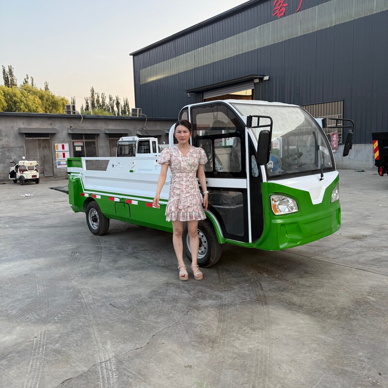 Electric Hydraulic Tailgate Garbage Truck for Property Management Areas, 8-10 Bin Garbage Collection and Sorting Transport Vehicle Electric Hydraulic Tailgate Garbage Truck for Property Management Areas, 8-10 Bin Garbage Collection and Sorting Transport Vehicle