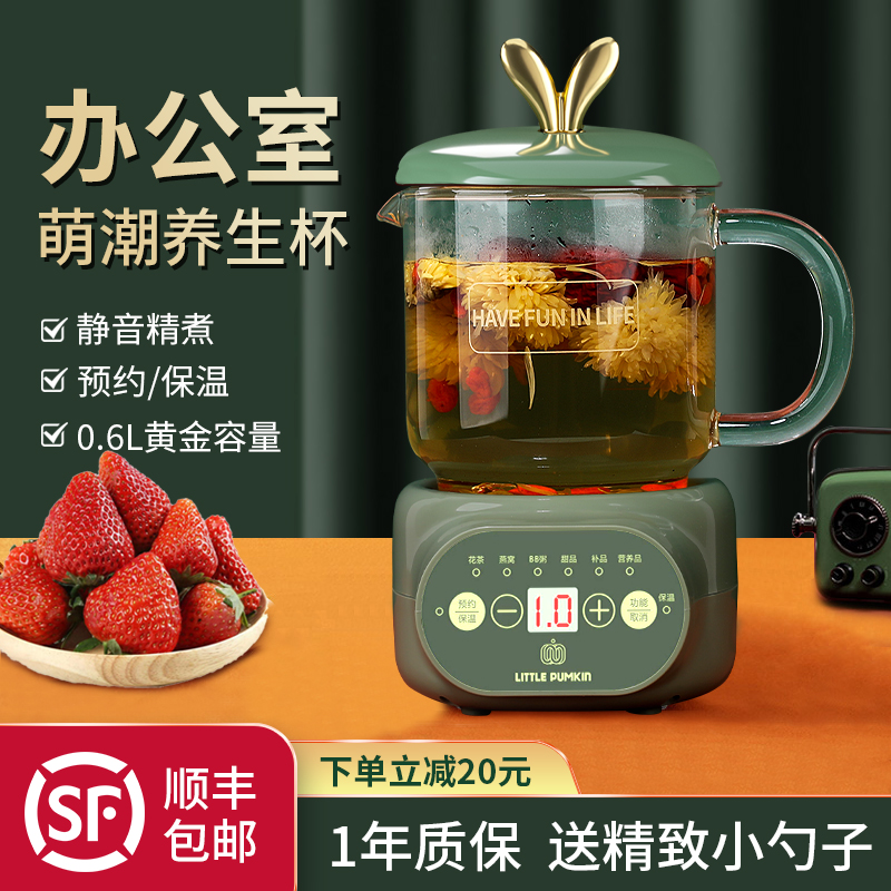 Health pot office small mini home multi-function tea maker boiled flower teapot mini electric boiling water stew cup