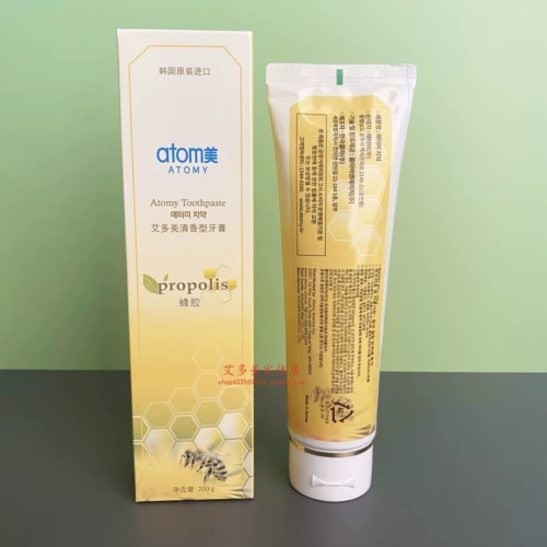 Корейский официальный официальный подлинный атом атом айдом ароматный зубная паста естественный тонус прополиса свежие сестринские члены покупки