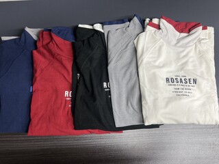 22110 japanese trendy brand golf men's and women's pure cotton high collar long sleeve base soft fur warm two versions randomly distributed