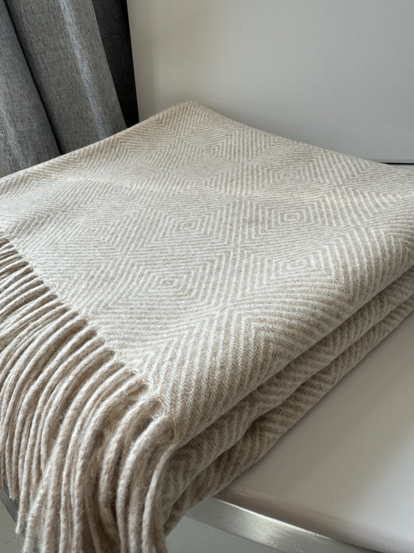 New Zealand Order, Paisley Pattern Cashmere Wool Light Luxury Sofa Bed End Blanket, Nap Blanket, Air Conditioning Blanket