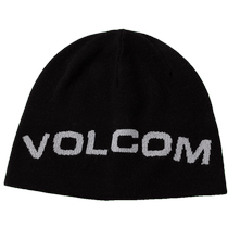 VOLCOM diamond outdoor brand high-end warm letter jacquard hat 2024 new autumn knitted windproof hat
