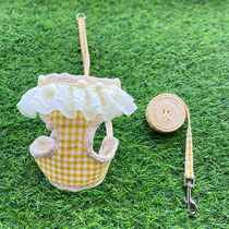 Dog traction rope small dog anti break free cat rope teddy bear chain chest strap pet supplies