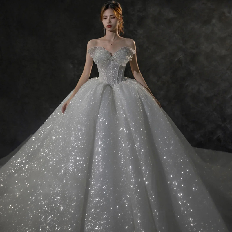 Tube top, retro advanced wedding dress, 2023 collection, high-quality style, suitable for teen, plus size, lace dress Tube top, retro advanced wedding dress, 2023 collection, high-quality style, suitable for teen, plus size, lace dress
