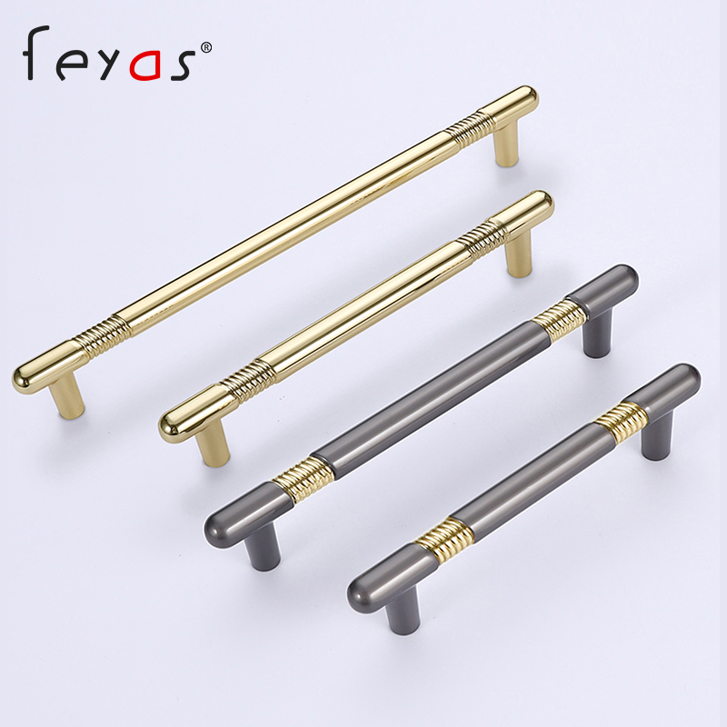 Nordic Modern Minimalist Wardrobe Handle Golden Light Lavish Overall Cupboard Door Handle Upscale Cabinet Drawers Round Single Holes