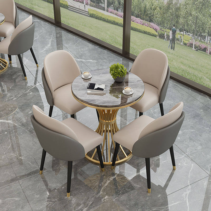 Xinjiang 4S stores in talks with table and chairs combined reception of leisure table and chairs combined small round table commercial table for guests table