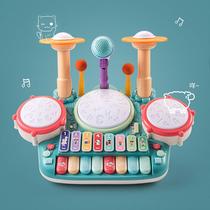 Toy children baby drum instrument 1 year old stand beginner boy puzzle 1 girl jazz 2 early education 3 infant
