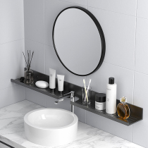 Free-to-punch toilet washroom Wash Table Shelve Desk Wash Table Wash face wall wall-mounted bathroom Toilet Mirror Front Holding Frame