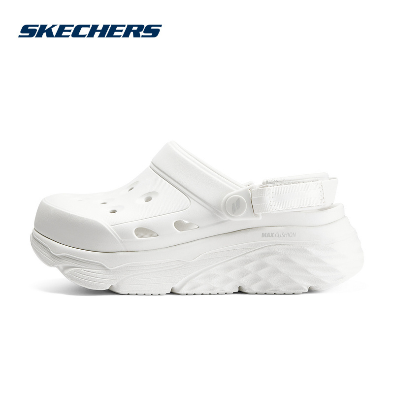 Skechers Dolphin Bubble Shoes Croc Shoes Summer Women's Thick-Soled Wear-Resistant Breathable Lightweight Sandals 111268/Ofwt