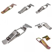 Thickened lock buckle buckle buckle curved hook stainless steel 304 thickened box buckle duckbill buckle spring buckle wooden box lock