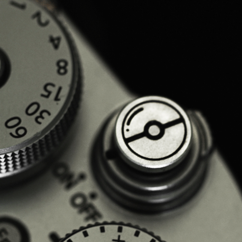 Applicable Fuji XT4XT5XT30XT20X100VXT3XE4XE3 shutter button personality creative shutter accessories-Taobao