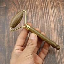 Argentinian green sandalwood roller massager beauty salon special facial pusher face eye nose meridian point massage stick